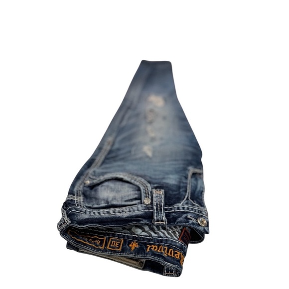 Rock Revival Fiery Red Skinny Jeans - Picture 6 of 15